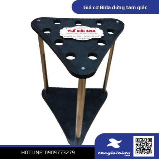 Giá Cơ Bida đứng Tam Giác