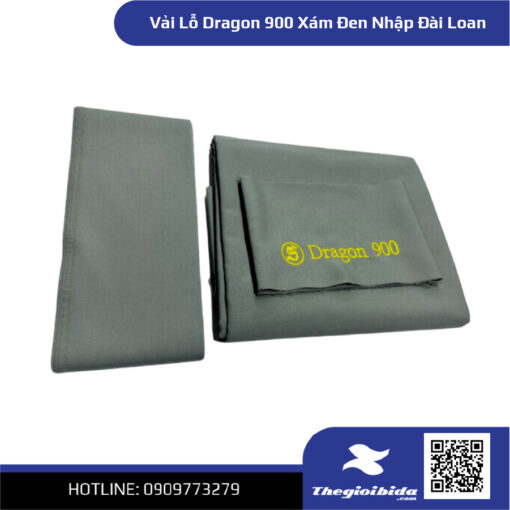 Vải Lỗ Dragon 900 Xám Đen Nhập Đài Loan (1)