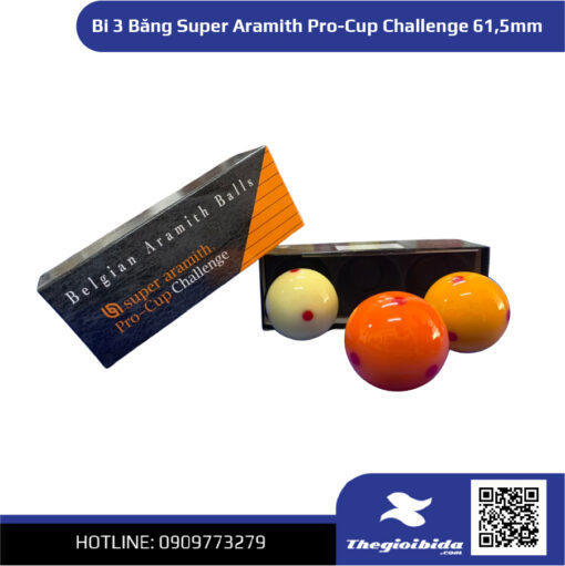 Bi 3 Băng Super Aramith Pro-cup Challenge 61,5mm (1)