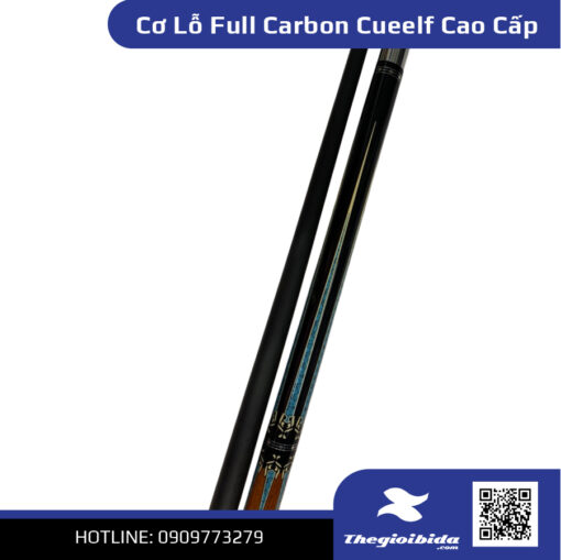 Cơ Bida Lỗ Full Carbon Cueelf Cao Cấp (1)