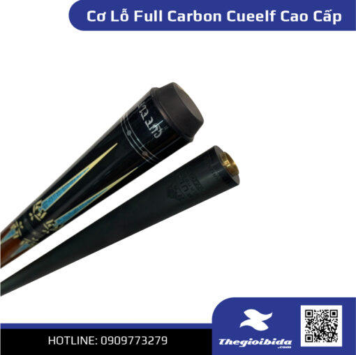 Cơ Bida Lỗ Full Carbon Cueelf Cao Cấp (3)