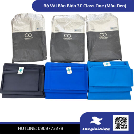 Bộ Vải Bàn Bida 3c Class One (màu Đen) (1)