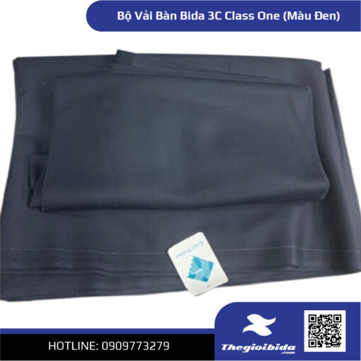 Bộ Vải Bàn Bida 3c Class One (màu Đen) (3)