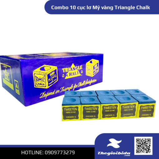 Combo 10 Cục Lơ Mỹ Vàng Triangle Chalk (1)