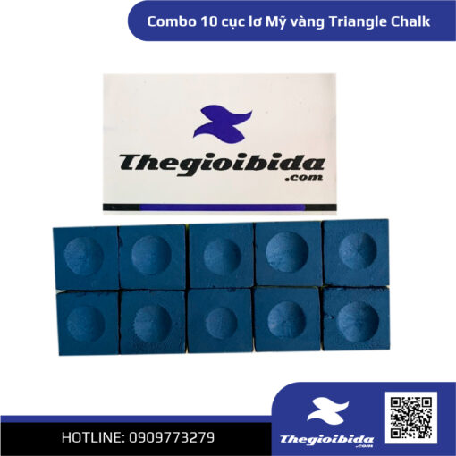 Combo 10 Cục Lơ Mỹ Vàng Triangle Chalk (2)