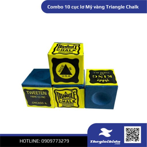 Combo 10 Cục Lơ Mỹ Vàng Triangle Chalk (3)