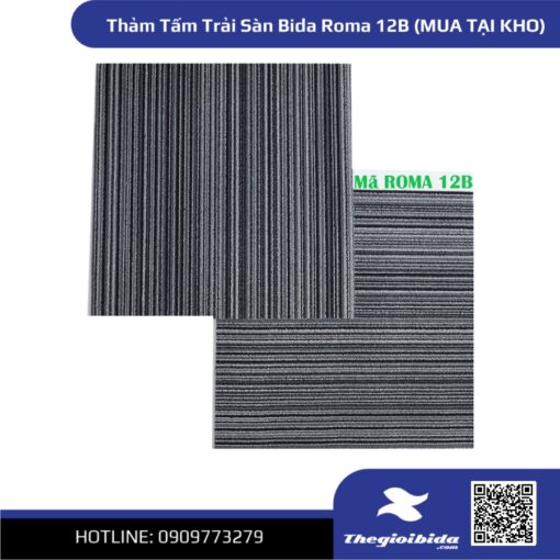 12thảm Tấm Trải Sàn Bida Roma 12b (mua TẠi Kho)