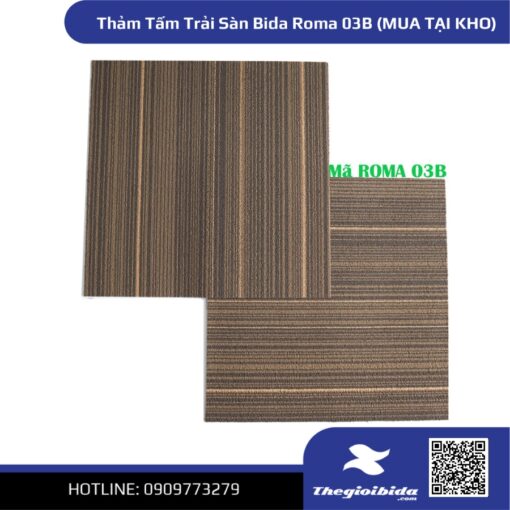 3 Thảm Tấm Trải Sàn Bida Roma 03b (mua TẠi Kho)