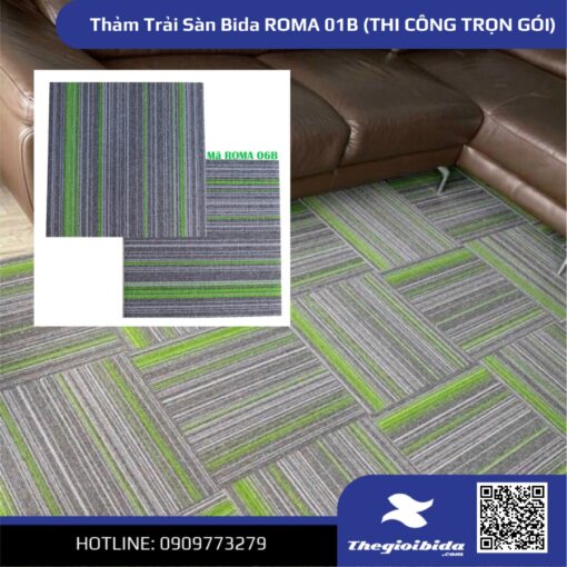 6 Thảm Trải Sàn Bida Roma 06b (thi CÔng TrỌn GÓi)