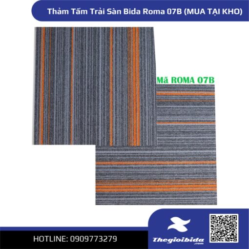 7 Thảm Tấm Trải Sàn Bida Roma 07b (mua TẠi Kho)