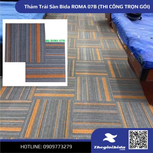 7 Thảm Trải Sàn Bida Roma 07b (thi CÔng TrỌn GÓi)