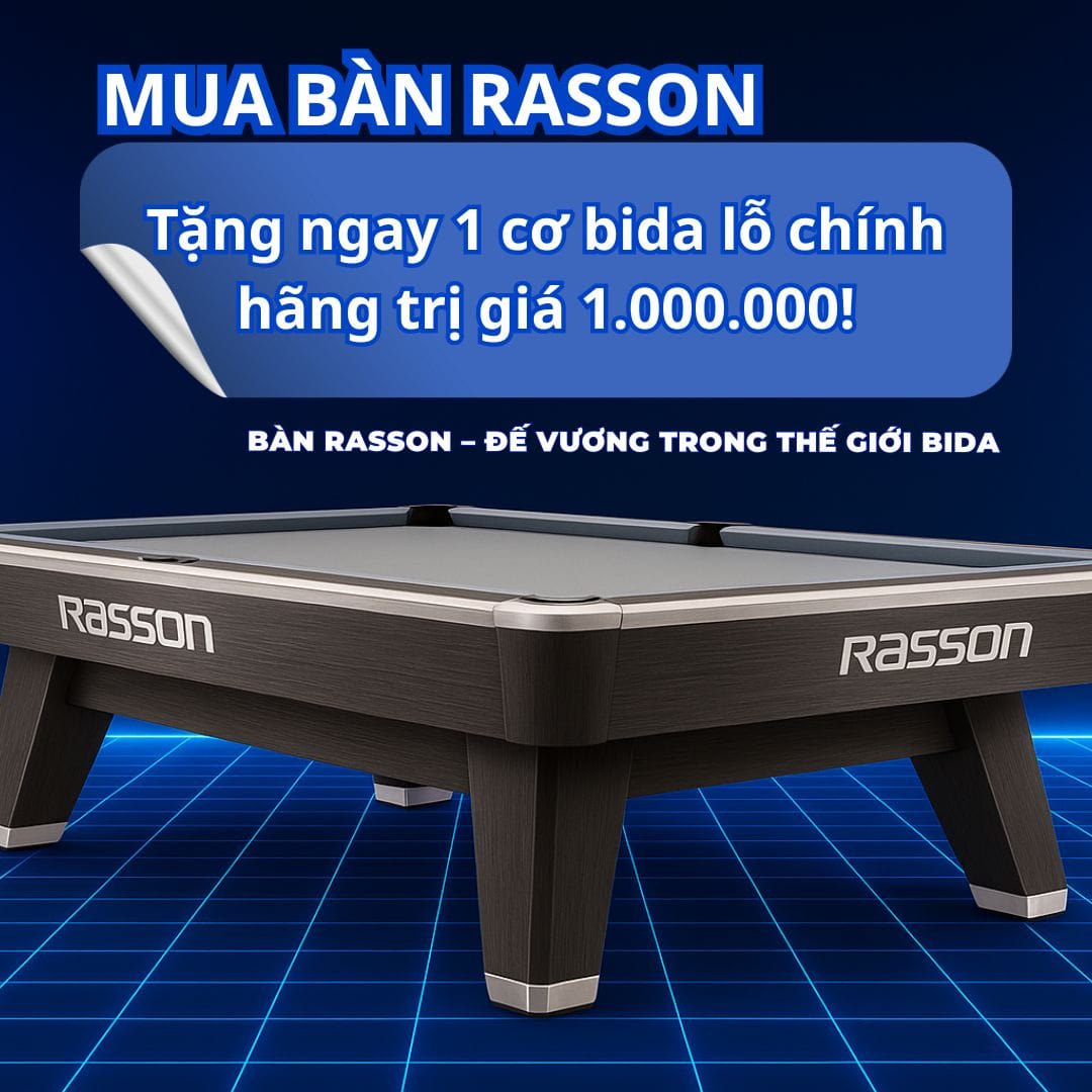 Bàn bida Rasson khuyến mãi