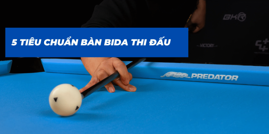 5 Tiêu Chuẩn Bàn Bida Thi Đấu